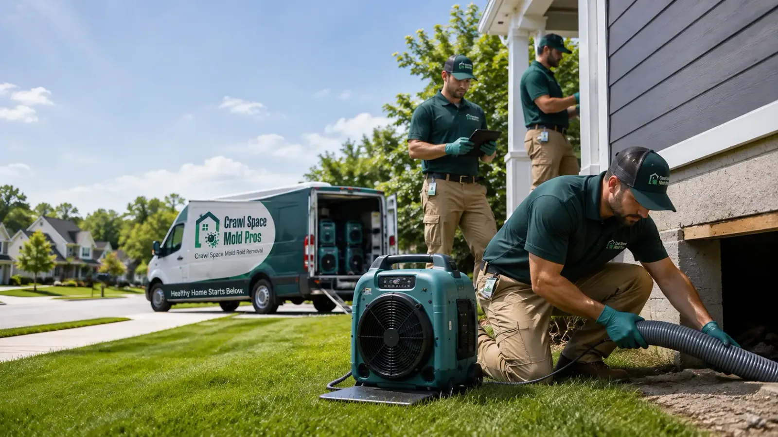 Crawl Space Mold Removal in Phoenix, MD